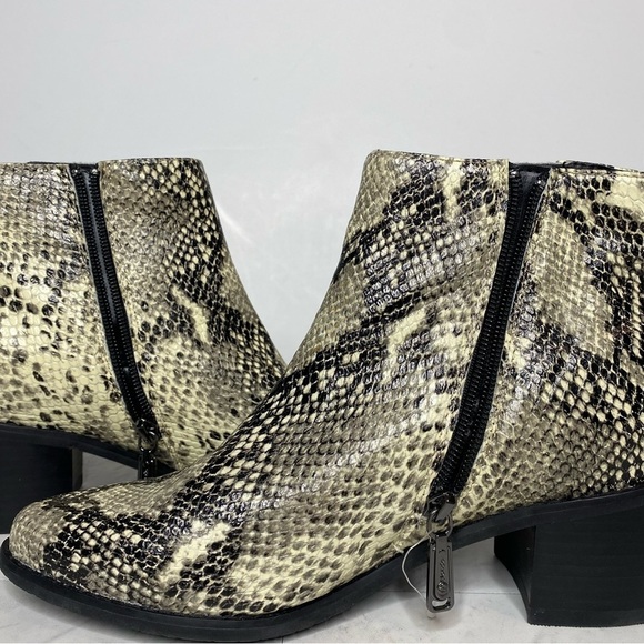 New! Blondo Elvina Snakeskin Leather Bootie 8.5 - Picture 6 of 14